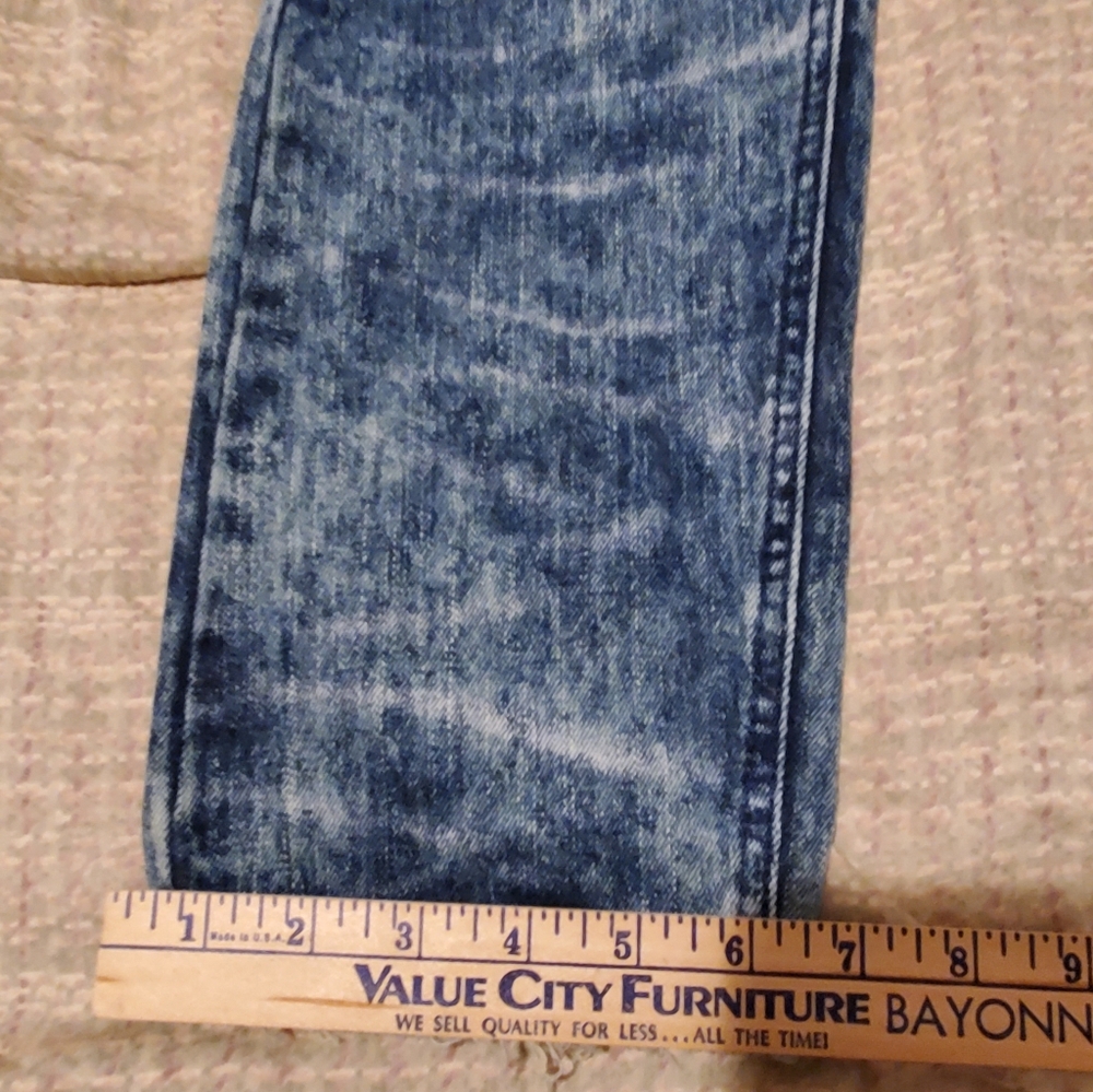 Heritage America Denim Distillery Distressed Men's Jeans Blue 36x33 - Picture 3 of 10